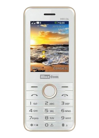 Мобільний телефон Maxcom mm136 white-gold (132824473)