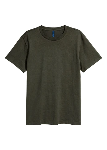 Хаки (оливковая) футболка H&M