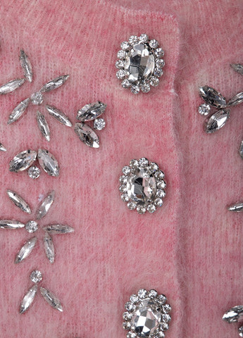 Розовый демисезонный кардиган H&M х Rabanne