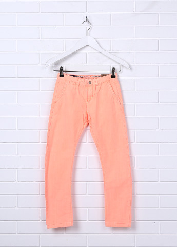 Оранжевые кэжуал летние со средней талией брюки Mayoral