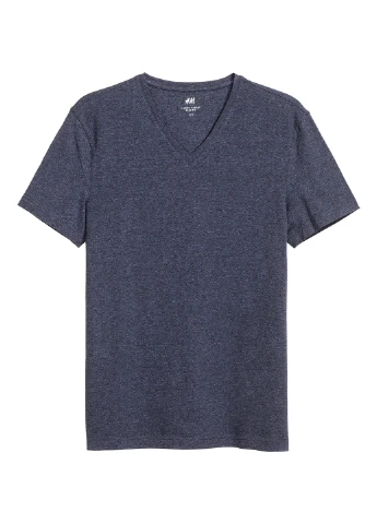 Темно-синяя футболка H&M