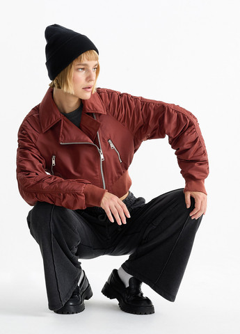 Коричневая демисезонная куртка C&A