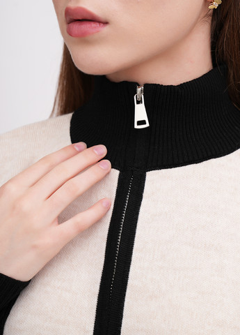 Бежевый демисезонный свитер EQUILIBRI