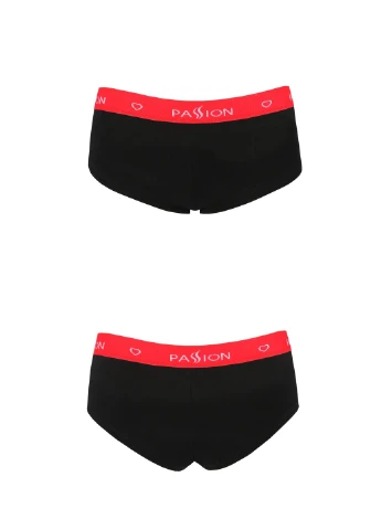 Трусики-шортики PS003 PANTIES black, size XL Passion (255615089)
