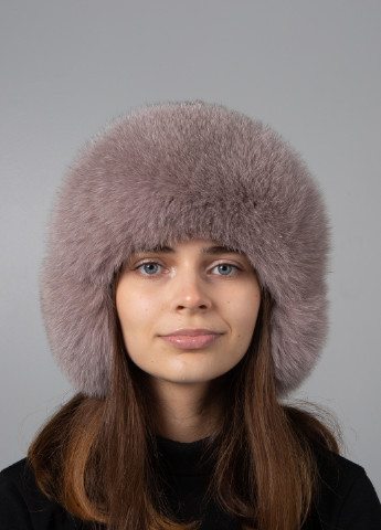 Женская зимняя шапка ушанка на трикотаже из натурального меха песца Меховой Стиль зимушка (254845370)