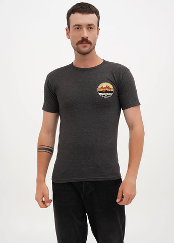 Графитовая футболка Blue 84