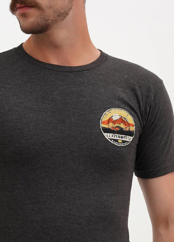 Графитовая футболка Blue 84