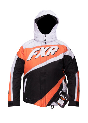 Оранжевая зимняя куртка лыжная FXR