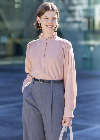 Розовая блузка Uniqlo