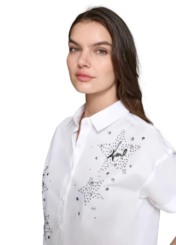 Біла блузка Karl Lagerfeld