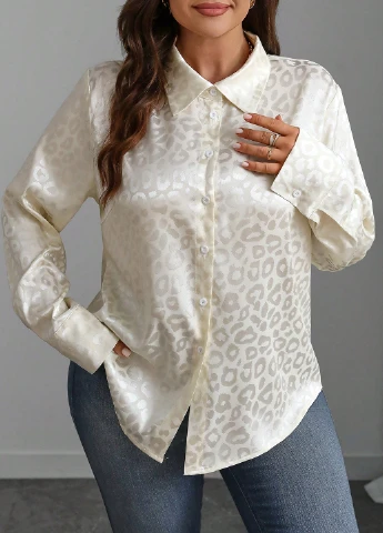 Кремова блуза SHEIN