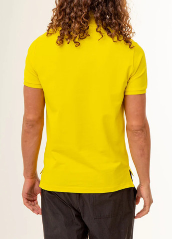 Желтая футболка-поло для мужчин U.S. Polo Assn. однотонная