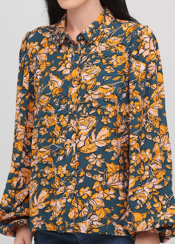 Цветная кэжуал рубашка с цветами Minimum