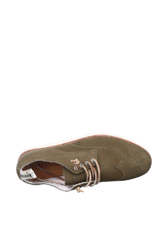 Оливковые кэжуал ботинки Blackstone на шнурках