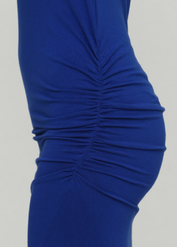 Темно-синя кежуал сукня Mango однотонна