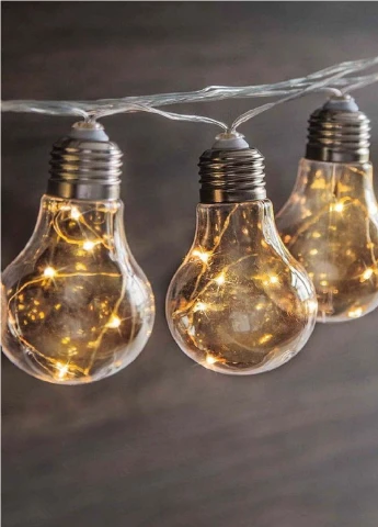 Новогодняя гирлянда бахрома лампочки 10 Led прозрачный провод 2 м (472830-Prob) Белая тёплая Francesco Marconi (250544581)