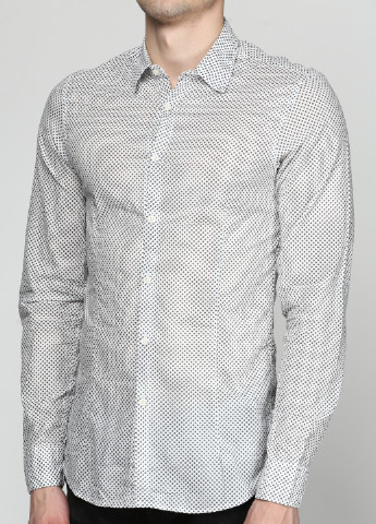 Черная кэжуал рубашка Fiver с длинным рукавом