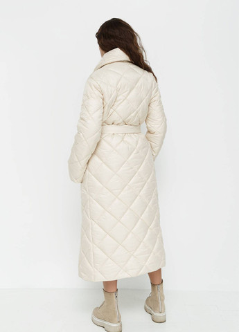 Молочна зимня куртка куртка-пальто No Brand