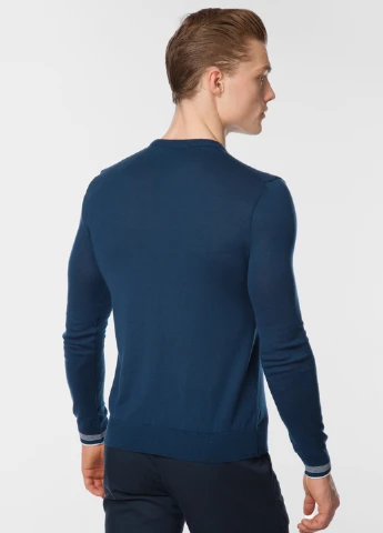 Синій зимовий джемпер чоловічий Arber Crew-neck N-AVT-74