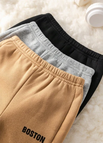 Комбинированные спортивные демисезонные брюки джоггеры SHEIN