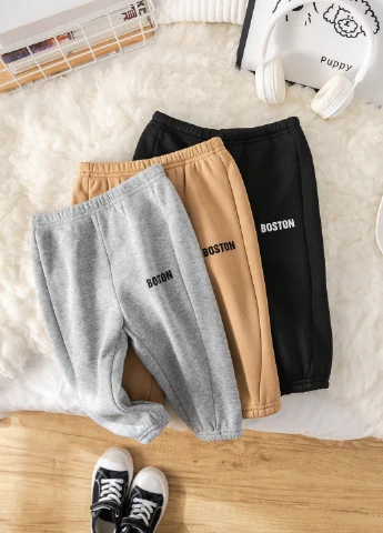 Комбинированные спортивные демисезонные брюки джоггеры SHEIN