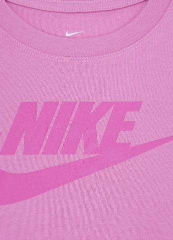 Розовая летняя футболка Nike G Nsw Tee Dptl Basic Futura