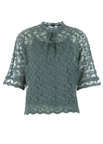 Серо-зелёная блуза Only