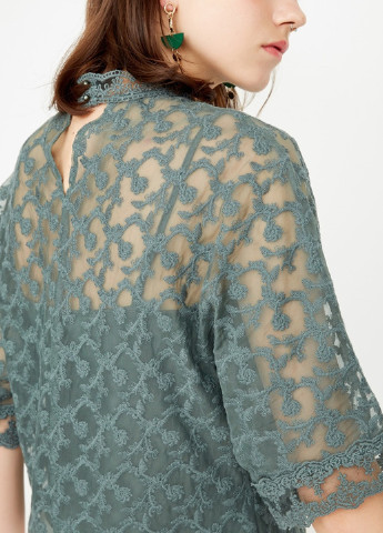 Серо-зелёная блуза Only