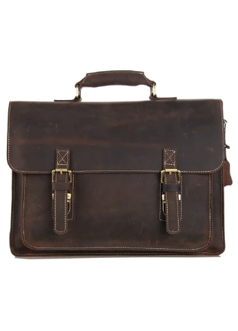 Мужской кожаный портфель 39,5х29х9 см Vintage (232989089)