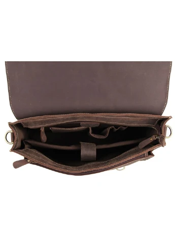 Мужской кожаный портфель 39,5х29х9 см Vintage (232989089)