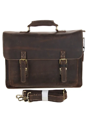 Мужской кожаный портфель 39,5х29х9 см Vintage (232989089)