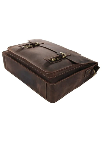 Мужской кожаный портфель 39,5х29х9 см Vintage (232989089)
