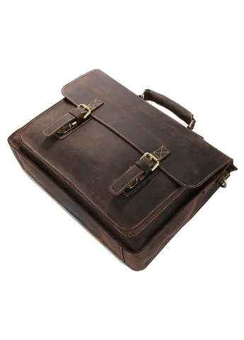 Мужской кожаный портфель 39,5х29х9 см Vintage (232989089)