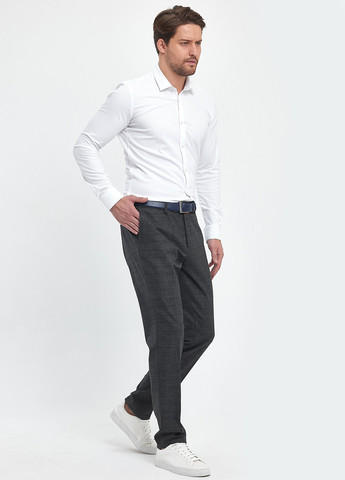 Темно-серые кэжуал, классические демисезонные классические брюки Trend Collection