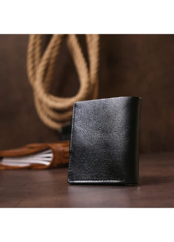 Шкіряне портмоне 9х10х1 см Shvigel (253660204)