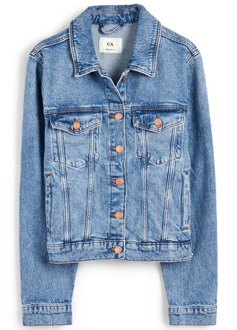 Светло-синяя демисезонная куртка C&A