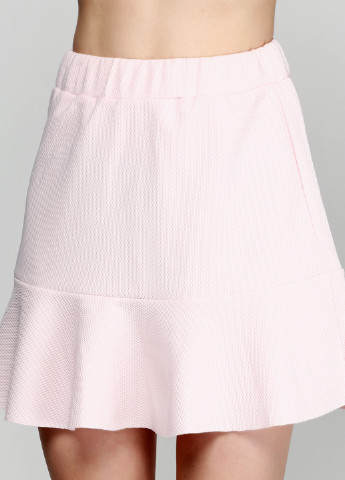 Светло-розовая кэжуал однотонная юбка Cache Cache со средней талией