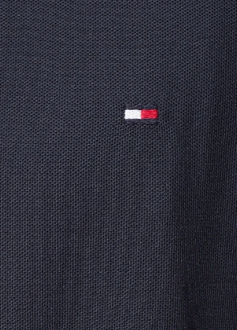Темно-синяя футболка-поло для мужчин Tommy Hilfiger с логотипом