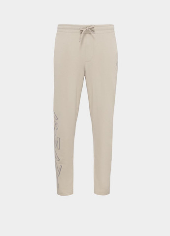 Серо-бежевые спортивные демисезонные зауженные брюки Armani Exchange