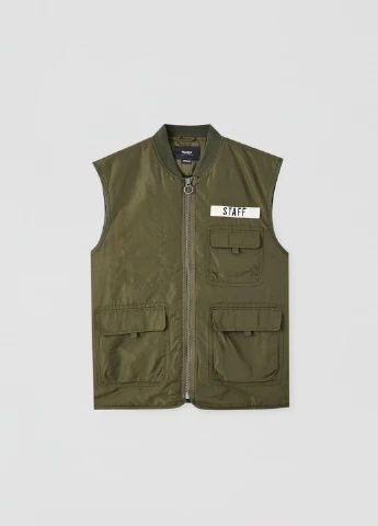 Жилетка,хакі, Pull & Bear (255192654)