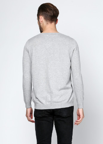 Светло-серый демисезонный пуловер пуловер United Colors of Benetton