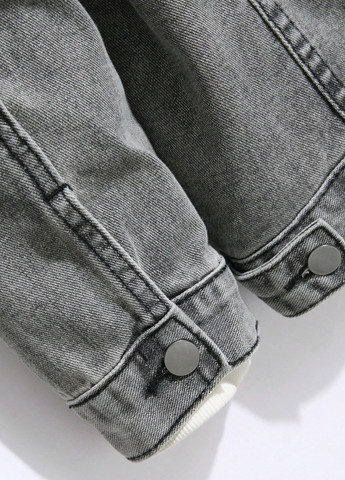 Серая демисезонная куртка SHEIN