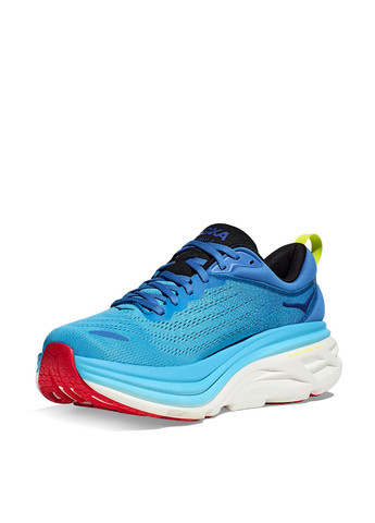 Голубые летние кроссовки HOKA BONDI 8