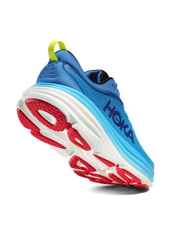 Голубые летние кроссовки HOKA BONDI 8