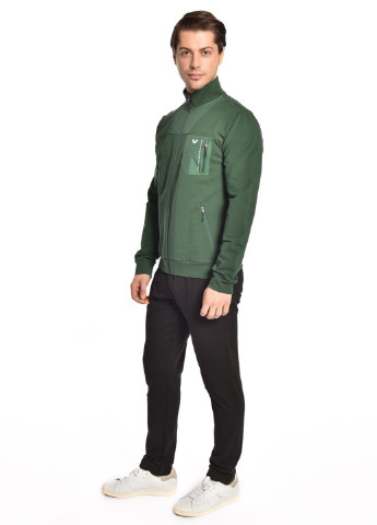 Зеленый демисезонный костюм (толстовка, брюки) брючный Bilcee