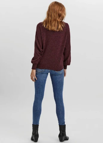 Бордовий демісезонний светр Vero Moda