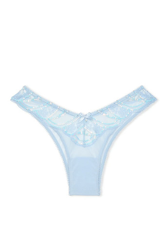 Голубой демисезонный комплект (пояс для чулков, трусики) Victoria's Secret