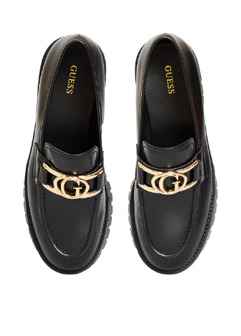 Guess Туфлі лофери чорний з натуральна шкіра, сша — демісезон (255252943)