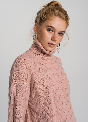 Рожевий демісезонний светр befree