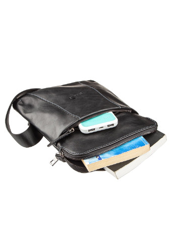 Мужская кожаная сумка 20,5х26х2 см Shvigel (252131076)